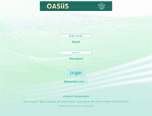 Tablet Screenshot of oasiis.com